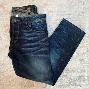 GUESS Men's Indigo Relaxed Jeans